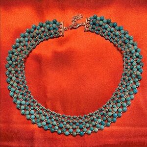 Turquoise Beaded Necklace
